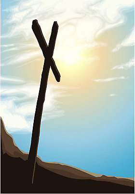 EPS 구름 실루엣 기독교 종교 십자가 일러스트 종교용품 하늘 기독교용품 사람없음 야외 태양 괴로움 국내일러스트 자연요소 감정 촬영기법 파일형식 벡터