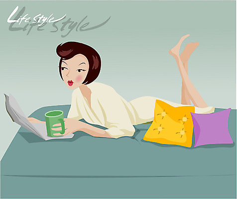 EPS 라이프스타일 여자 커피 쿠션 일러스트 휴식 실내 한명 사람 20대 성인 취미 라이프 독서 신문 여자만 여자한명만 성인여자만 청년만 청년여자만 성인한명만 청년여자한명만 성인여자한명만 성인만 국내일러스트 1 음료 컨셉 청년 내부 생활 간행물 뉴스 파일형식 벡터