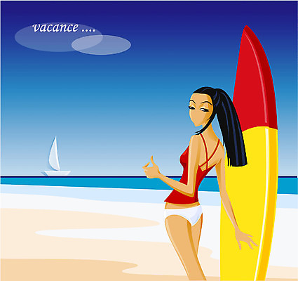 EPS 주간 라이프스타일 웰빙 계절 여자 파도 바다 여행 일러스트 휴가 한명 사람 20대 성인 해변 야외 라이프 여름 레포츠 여름휴가 바캉스 서핑보드 보드 주말 연휴 여자만 여자한명만 성인여자만 청년만 청년여자만 성인한명만 청년여자한명만 성인여자한명만 성인만 국내일러스트 자연요소 1 스포츠 레저 청년 생활 공휴일 보드_스포츠 파일형식 벡터 여름_계절