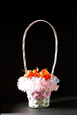 포토 JPG 식물 꽃 실내 선물 사람없음 바구니 오브젝트 꽃바구니 꽈리 국내포토 내부 파일형식