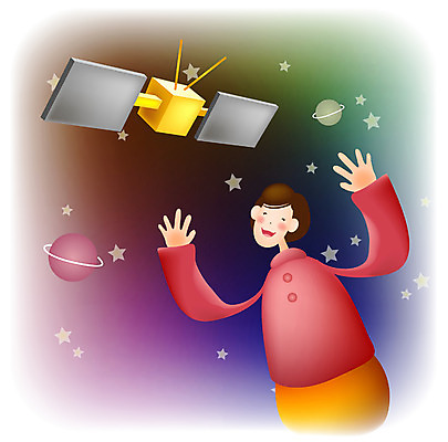 EPS 여자 산업 일러스트 비즈니스 정보통신 정보기술 한명 사람 20대 성인 우주 행성 인공위성 여자만 여자한명만 성인여자만 청년만 청년여자만 성인한명만 청년여자한명만 성인여자한명만 성인만 국내일러스트 1 통신 기술 청년 정보 파일형식 벡터