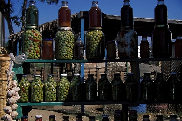 포토 JPG 주간 식물 열매 음식 식재료 유리병 마늘 사람없음 야외 항아리 가공식품 통조림 매실 매실주 국내포토 자연요소 채소 병_용기 도자기 파일형식