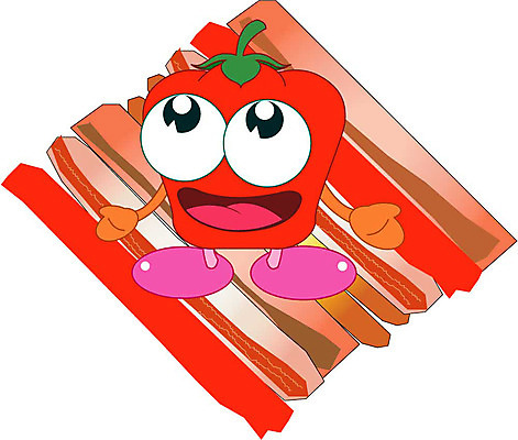 클립아트 식물 캐릭터 채소 일러스트 식재료 피망 파프리카 음식캐릭터 산적 일러캐릭터 음식