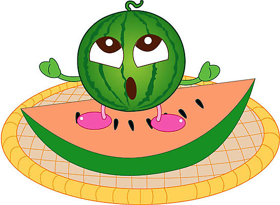 클립아트 식물 캐릭터 열매 과일 일러스트 수박 농작물 음식캐릭터 수박조각 체반 일러캐릭터 음식 조각 농업