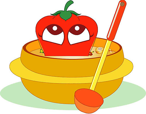 클립아트 식물 캐릭터 채소 일러스트 식재료 피망 파프리카 솥 국자 음식캐릭터 솥단지 일러캐릭터 음식 주방용품