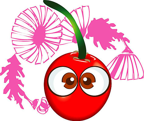 클립아트 식물 캐릭터 열매 과일 일러스트 앵두 체리 과일캐릭터 체리캐릭터 일러캐릭터