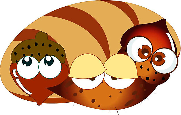 클립아트 식물 캐릭터 열매 음식 빵 일러스트 디저트 견과류 고구마 음식캐릭터 제빵 도토리 견과류캐릭터 일러캐릭터 뿌리채소 제과제빵