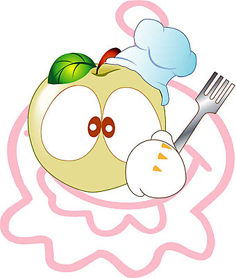 클립아트 식물 캐릭터 열매 포크 과일 일러스트 배 과일캐릭터 일러캐릭터 식기