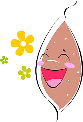 클립아트 식물 캐릭터 열매 행복 음식 채소 일러스트 디저트 웃음 고구마 음식캐릭터 찐고구마 일러캐릭터 감정 뿌리채소 표정 찜