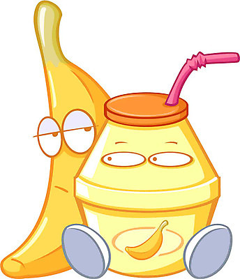 클립아트 식물 캐릭터 열매 음료 과일 일러스트 바나나 우유 음식캐릭터 바나나우유 일러캐릭터 음식 유제품