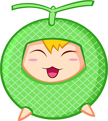 클립아트 식물 캐릭터 열매 과일 일러스트 멜론 과일캐릭터 멜론캐릭터 일러캐릭터