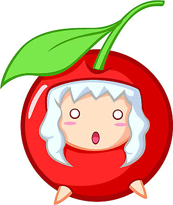 클립아트 식물 캐릭터 열매 과일 일러스트 앵두 체리 과일캐릭터 체리캐릭터 일러캐릭터