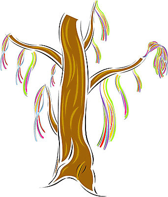 클립아트 나무 식물 한국전통 종교 일러스트 무속 서낭당 성황당 신당 신목 국내일러스트 전통 한국