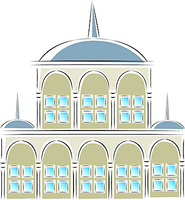 클립아트 시설물 건축 고건축 유적 일러스트 신전 건물 모스크 중동건축 국내일러스트 전통 건축물 해외건축 이슬람교