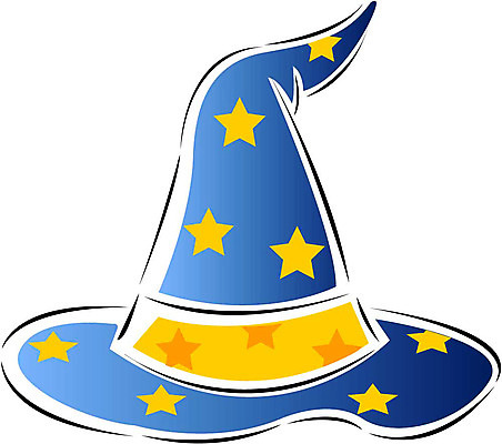 클립아트 모자 잡화 일러스트 고깔모자 마술사모자 마법사모자 요술모자 국내일러스트 모자_잡화