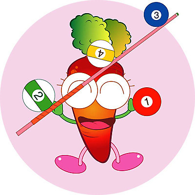 클립아트 식물 캐릭터 스포츠 채소 일러스트 식재료 운동 당근 포켓볼 스포츠캐릭터 음식캐릭터 일러캐릭터 음식 뿌리채소 건강 당구