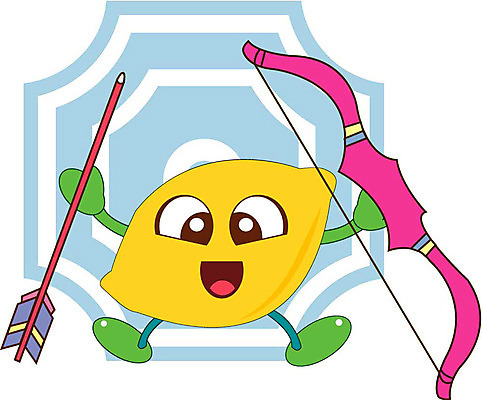 클립아트 식물 캐릭터 열매 스포츠 과일 일러스트 운동 레몬 활 스포츠캐릭터 양궁 일러캐릭터 건강