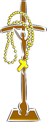 클립아트 종교 십자가 일러스트 종교용품 천주교 천주교용품 묵주 로자리오 십자가목걸이 국내일러스트 목걸이