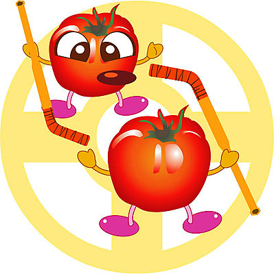 클립아트 식물 캐릭터 스포츠 토마토 채소 일러스트 식재료 경기 운동 구기 스포츠캐릭터 음식캐릭터 하키 일러캐릭터 음식 건강