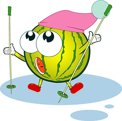 클립아트 식물 캐릭터 과일 일러스트 놀이 수박 경기 썰매 일러캐릭터 스포츠