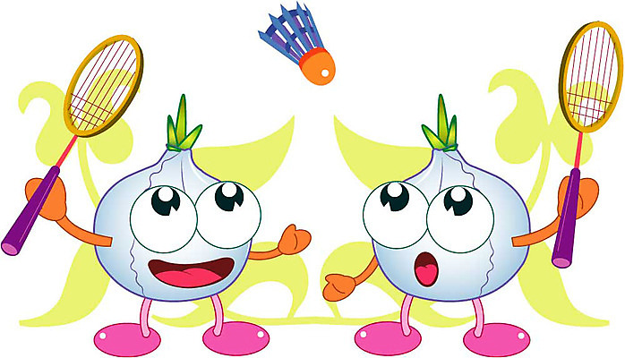 클립아트 식물 캐릭터 스포츠 채소 일러스트 식재료 공 양파 경기 운동 구기 게임 스포츠캐릭터 음식캐릭터 배드민턴 일러캐릭터 음식 놀이 건강