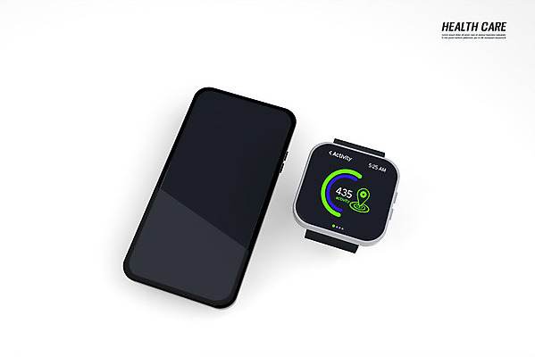 PSD 편집이미지 건강 정보기술 사람없음 스마트폰 스마트기기 3D 헬스 스마트 디지털합성 IT산업 웨어러블 스마트워치 AI_인공지능 편집3D 산업 컨셉 기술 전자제품 핸드폰 운동 파일형식