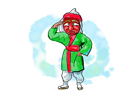 전신 PSD 한국전통 남자 일러스트 캘리그라피 붓터치 한명 사람 성인 댄서 한국인 한복 탈춤 전통무용 번짐 국내일러스트 직업 1 전통 한국 동양인 춤 전통의상 전통공연 파일형식 효과