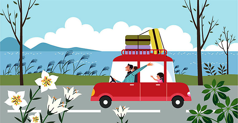 나무 여자 남자 꽃 도로 어린이 바다 여행 일러스트 가족 자동차 가족여행 갈대 사람 상반신 성인 세명 손들기 캐리어 운전 가족라이프 즐거움 연휴 자동차여행 국내일러스트 AI파일 식물 라이프스타일 감정 길 육상교통 관계 교통시설 모션 공휴일 여행가방 파일형식 벡터