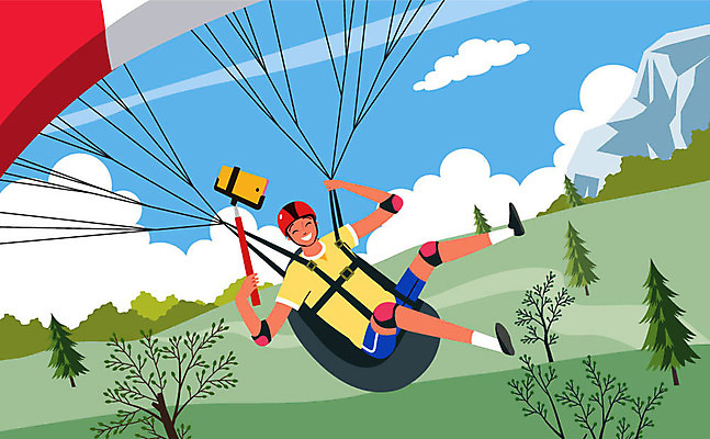 전신 나무 남자 여행 일러스트 한명 미소 사람 성인 야외 레포츠 체험 셀프카메라 언덕 즐거움 동산 행글라이더 연휴 셀카봉 안식처 성인남자한명만 소확행 국내일러스트 AI파일 식물 1 감정 스포츠 컨셉 레저 휴식 표정 공휴일 사진촬영 신조어 남자한명만 성인남자만 파일형식 벡터