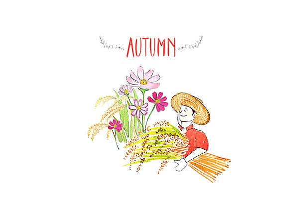 PSD 남자 일러스트 붓터치 수채화 논 한명 미소 들기 사람 상반신 성인 가을풍경 수확 추수 가을 농촌 시골 볏짚 농부 코스모스 억새 밀짚모자 번짐 벼이삭 논농사 국내일러스트 식물 직업 모자_잡화 1 계절 꽃 농업 모션 표정 풍경 농사 짚 이삭 파일형식 효과 가을_계절