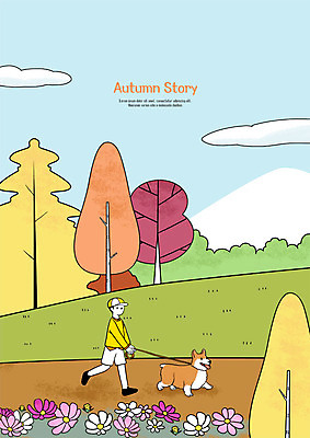 전신 PSD 구름 한마리 남자 어린이 단풍 일러스트 단풍나무 한명 사람 초원 걷기 가을풍경 산책 가을 강아지 언덕 코스모스 목줄 반려 소년한명만 국내일러스트 자연요소 나무 1 계절 꽃 잎 모션 휴식 풍경 반려동물 개 남자한명만 소년만 파일형식 가을_계절 반려용품