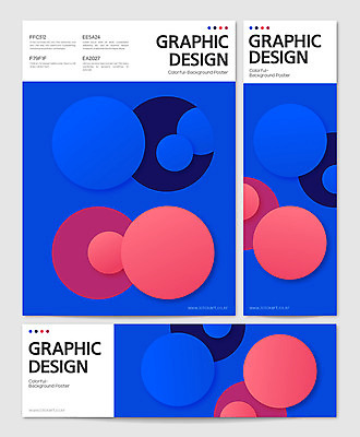 템플릿 배너템플릿 가로배너 포스터 세로배너 컬러 백그라운드 그래픽백그라운드 사람없음 그래픽 빨간색 파란색 여러개 현수막 원형 입체 겹침 기하학 지오메트릭 AI파일 도형 배너 다수 무늬 가로 세로 파일형식 벡터