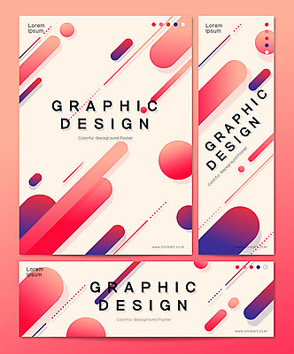 템플릿 배너템플릿 가로배너 포스터 세로배너 선 컬러 백그라운드 그래픽백그라운드 사람없음 그래픽 빨간색 보라색 현수막 원형 입체 기하학 지오메트릭 AI파일 도형 배너 무늬 가로 세로 파일형식 벡터