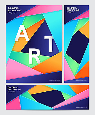 템플릿 배너템플릿 가로배너 포스터 세로배너 컬러 백그라운드 그래픽백그라운드 사람없음 그래픽 컬러풀 현수막 삼각형 입체 겹침 기하학 ART 지오메트릭 AI파일 도형 배너 무늬 가로 세로 파일형식 벡터