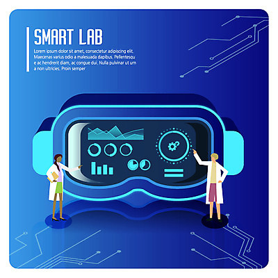 전신 여자 남자 일러스트 그래프 실험 대화 서기 들기 사람 성인 두명 파란색 가리킴 실험복 연구원 스마트 톱니바퀴 문서 전자회로 설정 아이소메트릭 가상현실 성인만 오큘러스 4차산업 VR기기 국내일러스트 AI파일 직업 산업 컬러 컨셉 모션 말하기 손짓 기계 가운 회로판 파일형식 벡터