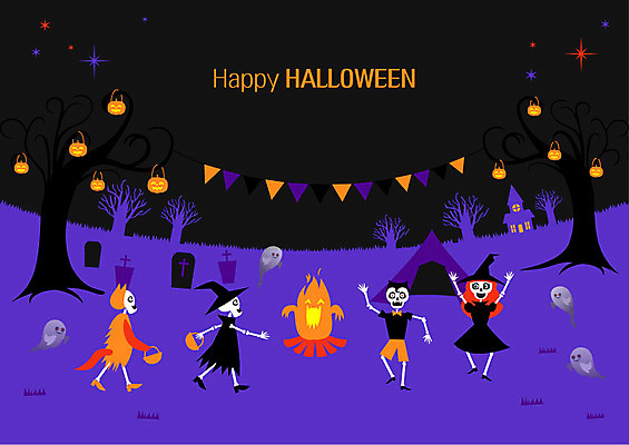 나무 행복 별 일러스트 전등 텐트 미소 들기 초원 사람없음 손들기 바구니 축제 할로윈 마법사 춤 유령 야간 숲속 모닥불 비석 즐거움 마녀 마녀모자 잭오랜턴 국내일러스트 AI파일 자연요소 식물 모자_잡화 감정 모션 불 문화예술 조명 표정 캠핑도구 숲 파일형식 벡터