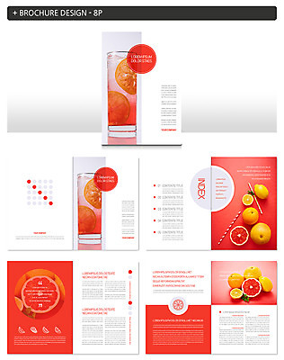 템플릿 ZIP 음료 오렌지 잔 빨대 팜플렛 사람없음 물방울무늬 신선 레몬 자몽 반쪽 인디자인 INDD 트로피컬아트 이미지템플릿 식기 무늬 과일 그림 파일형식