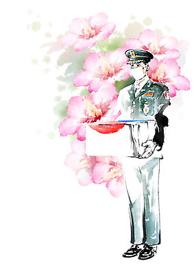 전신 PSD 남자 일러스트 캘리그라피 붓터치 마스크 한명 서기 들기 사람 성인 상자 경찰 태극기 번짐 경찰복 무궁화 순국선열 성인남자한명만 국내일러스트 직업 1 꽃 유니폼 모션 국기 남자한명만 성인남자만 파일형식 효과