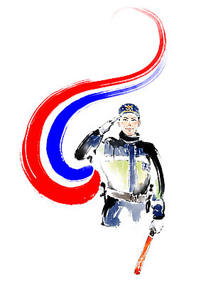 PSD 남자 일러스트 캘리그라피 붓터치 한명 미소 사람 상반신 성인 경찰 번짐 경찰복 경례 경찰봉 성인남자한명만 국내일러스트 직업 1 유니폼 표정 인사 남자한명만 성인남자만 파일형식 효과