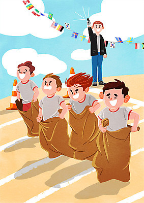 전신 PSD 남자 어린이라이프 어린이 일러스트 학교 사람 경기 여러명 성인 달리기 스쿨라이프 운동장 가을 즐거움 출발 체육대회 만국기 신호탄 출발선 포대자루 포대자루달리기 국내일러스트 라이프스타일 계절 교육 감정 스포츠 다수 컨셉 스포츠시설 모션 공간 국기 체육 자루 대회 파일형식