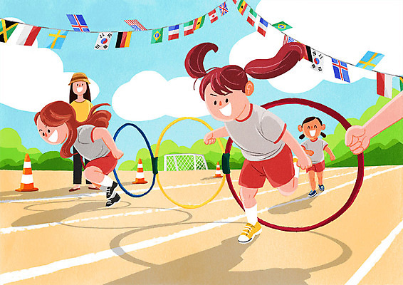 전신 PSD 여자 어린이라이프 어린이 일러스트 학교 응원 서기 사람 여러명 성인 달리기 스쿨라이프 운동장 가을 즐거움 체육복 훌라후프 체육대회 통과 만국기 장애물넘기 장애물달리기 여자만 국내일러스트 라이프스타일 계절 교육 감정 다수 스포츠시설 모션 경기 운동복 공간 국기 체육 대회 넘기 파일형식