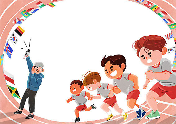 전신 PSD 남자 어린이라이프 어린이 일러스트 학교 프레임 미소 들기 사람 여러명 성인 달리기 스쿨라이프 소리 운동장 가을 즐거움 출발 체육복 체육대회 만국기 신호탄 출발선 프레임일러스트 남자만 국내일러스트 라이프스타일 계절 교육 감정 다수 컨셉 스포츠시설 모션 표정 운동복 공간 국기 체육 대회 파일형식