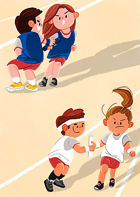 전신 PSD 여자 남자 어린이라이프 어린이 일러스트 학교 미소 사람 여러명 달리기 스쿨라이프 운동장 가을 계주 즐거움 체육복 체육대회 바톤터치 백팀 청팀 어린이만 배턴 국내일러스트 라이프스타일 계절 교육 감정 스포츠용품 다수 스포츠시설 모션 표정 운동복 공간 육상스포츠 체육 대회 파일형식