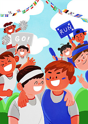 PSD 구름 여자 남자 어린이라이프 어린이 일러스트 학교 응원 하늘 어깨동무 미소 들기 사람 여러명 상반신 친구 스쿨라이프 운동장 팻말 가을 즐거움 체육복 체육대회 응원수술 백팀 청팀 어린이만 국내일러스트 자연요소 라이프스타일 계절 교육 감정 포즈 다수 스포츠시설 관계 모션 프레임 표정 운동복 공간 응원용품 체육 대회 파일형식