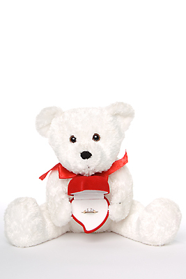 포토 JPG 해외이미지 곰 결혼식 발렌타인데이 사랑 사람없음 빨간색 상자 흰색 하트 반지 다이아몬드 약혼 해외202004 해외포토 모양 동물 감정 컬러 결혼 장신구 포유류 데이이벤트 보석 약속 파일형식 이미지허브