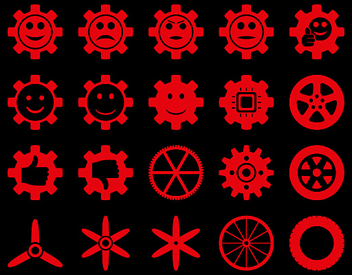 JPG 해외이미지 아이콘 행복 웃음 사람없음 빨간색 세트 검은색 기쁨 분노 표현 바퀴 톱니바퀴 타이어 손모양 나쁜 긍정적 부정적 좋음 해외202004 해외포토 포토 모양 감정 컬러 컨셉 표정 파일형식 손_신체부위 이미지허브