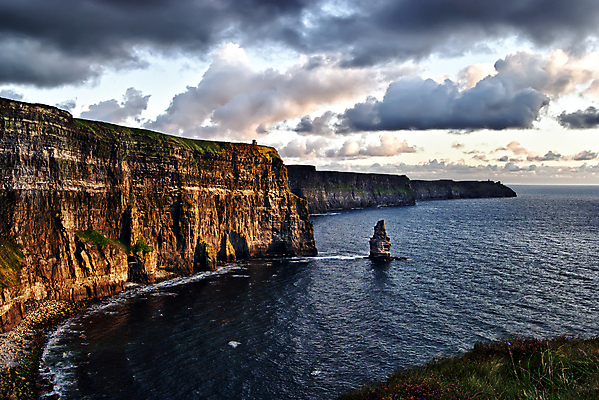 포토 JPG 해외이미지 유럽 여행 하늘 파노라마 풍경 사람없음 야외 물 일몰 절벽 장면 암초 아일랜드 대서양 해외202004 해외포토 자연요소 나라 바다 촬영기법 노을 파일형식 이미지허브