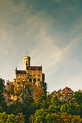 포토 JPG 해외이미지 단풍 독일 사람없음 성 중세 해외202004 해외포토 건축물 유럽 잎 역사 파일형식 이미지허브