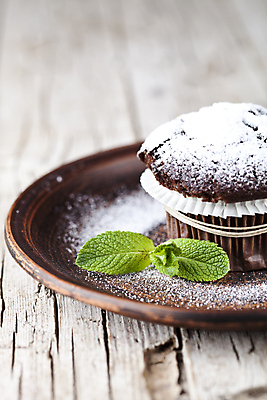 포토 JPG 해외이미지 디저트 사람없음 머핀 슈가파우더 애플민트 초콜릿머핀 해외202004 해외포토 음식 빵 민트 파일형식 이미지허브