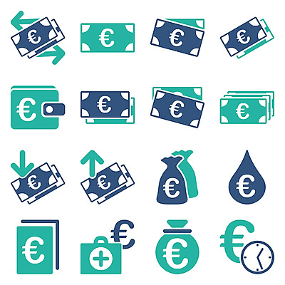 JPG 해외이미지 아이콘 화살표 시계 지폐 돈 서류가방 사람없음 금융 경제 파란색 세트 달러 유로 지갑 해외202004 해외포토 포토 컬러 가방 재산 파일형식 이미지허브